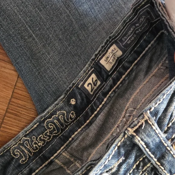 Miss Me Denim Boot Cut Jeans Size 26 - Picture 3 of 8